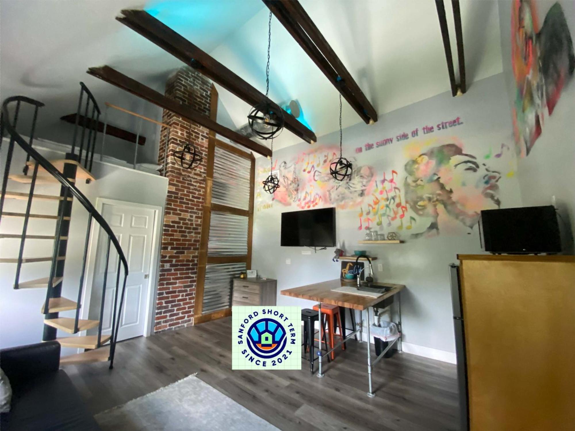 The Jazz Loft Apartment Sanford Exterior foto